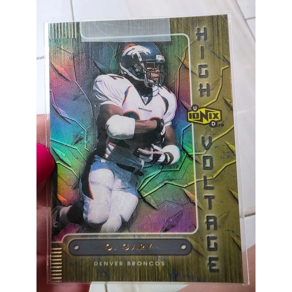 Olandis Gary 1999 Upper Deck Ionix High Voltage Denver Broncos Card HV8‎ F1